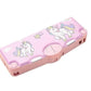 Gknex Unicorn Magnetic Pencil Case For Kids  Buttons Operated Stationery Box, Art & School Supplies Organizer For Boys & Girls,
