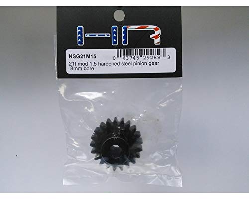 Hot Racing NSG21M15 21t Mod 1.5 Hardened Steel Pinion Gear 8mm Bore