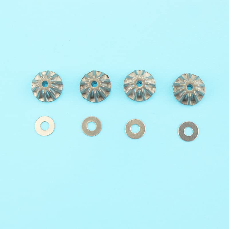 KingVal Replacement 30T 16T 12T 10T Metal Differential Gear Driving Gear RC Parts Combo Compatible with WLtoys 12428 12427 12423