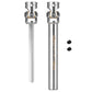 RC-Hub 1Pcs RC Driveshafts Metal Drive Shaft 45-50/47-57/55-67/60-80mm for 1:14 Tamiya Trailer Tractor Truck RC Crawler Car (85m