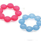 Nuby Icybite Soother Ring Teether, Blue/Red