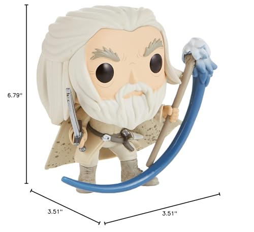 Funko Pop! Movies: The Lord of The Rings - Gandalf The White  Special Edition Glow in The Dark Vinyl Figure #1203