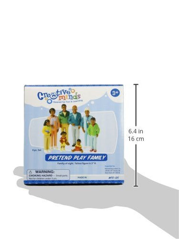 Cre8Tive Minds African American Family Doll Set, Multicolor, 1 L X 2 W X 5 H In