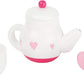 Small Foot Wooden Toys Tea Time Playset Includes Tea Pot With A Removable Lid And Two Tea Cups For Play Kitchens Designed For Ch