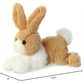 Aurora Adorable Flopsie Dutch Rabbit Stuffed Animal - Playful Ease - Timeless Companions - Tan 12 Inches