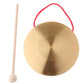 Loom Tree 6Inch Hand Gong Cymbals Brass Copper Chapel Opera Percussion Musical Instruments With Round Play Hammer (15Cm) | Percu