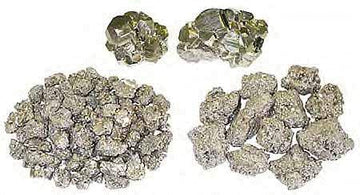 Bulk Genuine Pyrite Or Fool'S Gold - 1 Lb - 30 Pieces