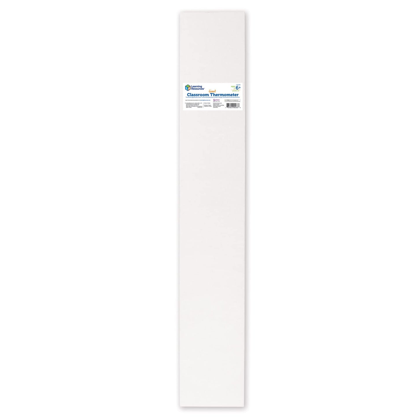 Learning Resources Giant Classroom Thermometer, 30", Wood, Multi-color, Model LER0399