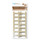 Craft Medley Miniature DIY Wood Dollhouse Diorama Ladders - 2 Piece - 4 Inches Tall, Brown