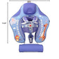 Newest Add Tail Never Flip Over Mambobaby Non Inflatable Baby Swim Float with Canopy UPF 50+ Adjustable Size Vest Air Free Water