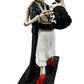 Atlantic Collectibles Day Of The Dead Wedding Foxtrot Dance Skeleton Frankenstein Skull Bride And Groom Couple Figurine