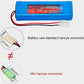 GEILIENERGY 7.2V RC Battery Pack(2 Pack) 3800mAh High Capacity 6-Cell NiMH Flat Battery Pack w/Standard Tamiya Connector