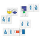 Hand2Mind Plastic Fraction Dominoes Game Tiles, Montessori Math Materials For Kids To Learn Decimal And Fraction Equivalence Mat