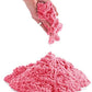 Gurbik_Soft Space Sand Clay For Indoor Playing Moldable 500Gm In Resealable Bag With Free Big Mould (Pink) (No Toxic)