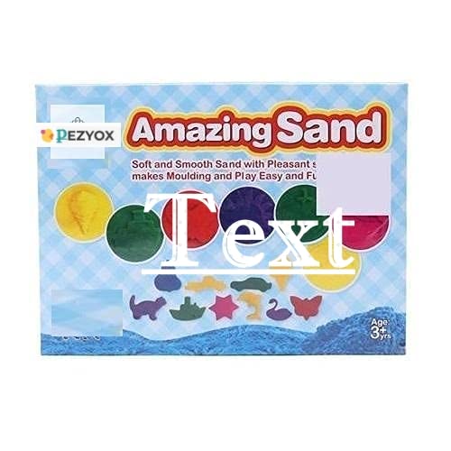Pezyox Amazing Sand Game With Moulds For Kids (Amazing Sand)