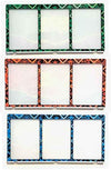 Pokemon Magnetic Three Card Protector Display - X3 Red Green Blue Paldean Fates