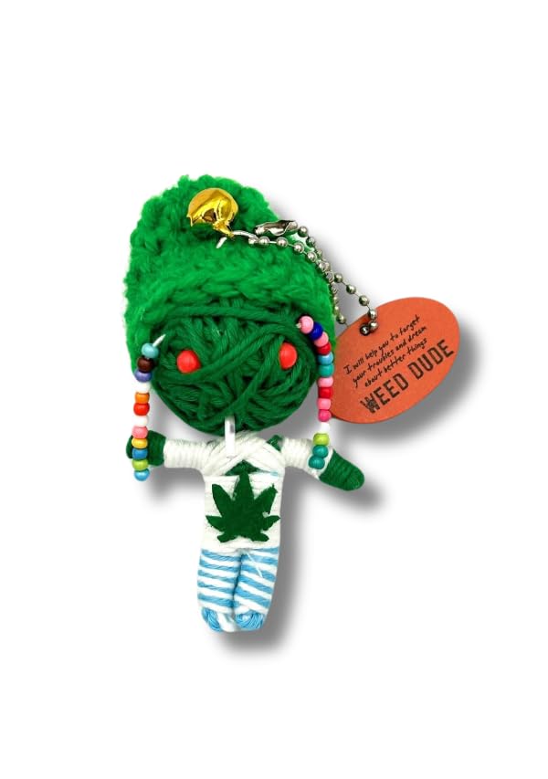Watchover Voodoo 3-Inch  Dude Keychain - Handcrafted Gift to Bring Good Luck and Positivity Everywhere You Go