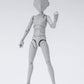 Tamashii Nations - Body Kun Ken Sugimori Edition Dx Set (Gray Color Version), Bandai Spirits S.H.Figuarts Action Figure
