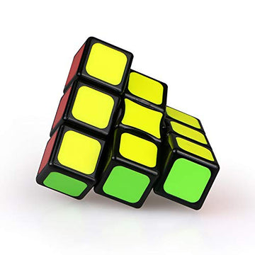Cuberspeed 1X3X3 Super Floppy Stickerless Magic Cube 3X3X1 Black Titles Version Speed Cube