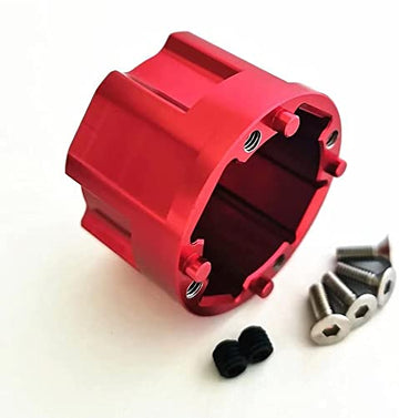 Aluminum Alloy Differential Case Diff Gear Carrier for ARRMA 1/5 KRATON Outcast 8S Replace ARA310915 - RED