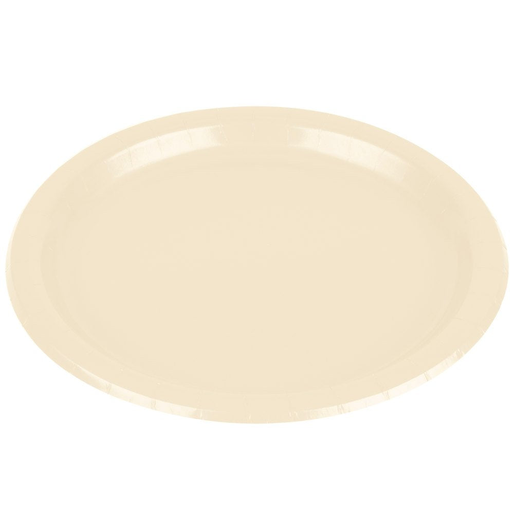 Vanilla Crème Round Paper Plates,10', Pack Of 20 | Party Supply