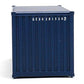 Walthers Scenemaster Ho Scale Model Of Ge Seaco (Blue, White, Red) 20' Corrugated Container,949-8064