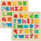 Authfort Wooden Alphabet Puzzle For Toddlers, Lowercase And Uppercase Letters, Alp0Habet Puzzles For Preschool Boys And Girls