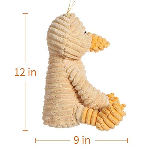 Apricot Lamb Toys Plush Corduroy Duck Stuffed Animal Soft Cuddly Perfect For Child (Medium, 12 Inches)