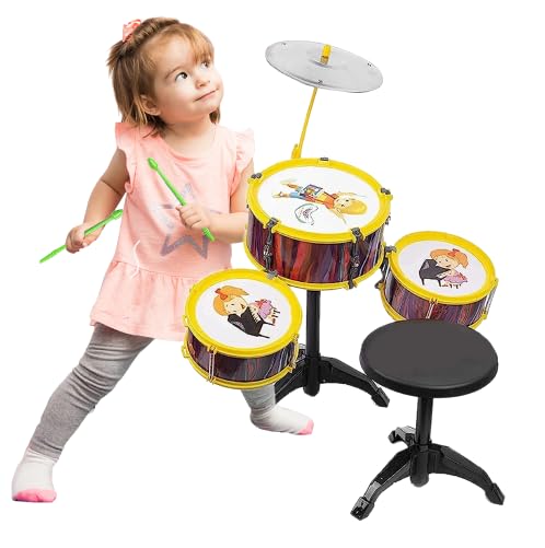 Baal Kids Drum Set For Kids | Kids Drums | Drum Set For Kids | Musical Instruments For Kids | Jazz Drum Set Senior Musical Band 