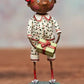 Lori Mitchell Holiday Figurine 'Darling Darlene', 6" H, Multicolor, Vinyl Material