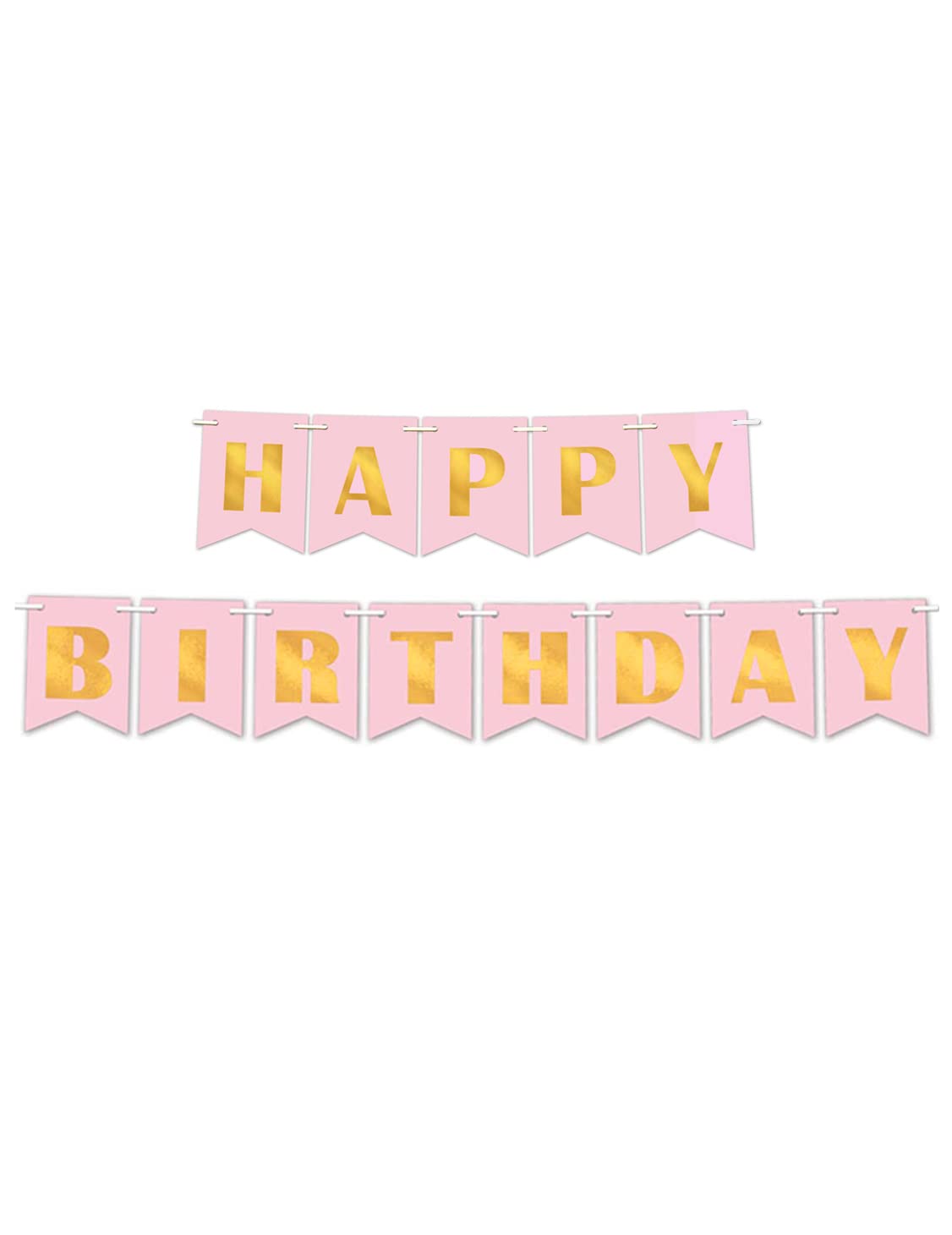 Beistle Foil Happy Birthday Streamer