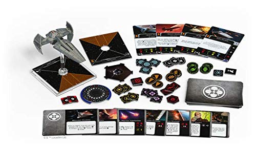 Star Wars X-Wing 2Nd Edition Miniatures Game Sith Infiltrator Expansion Pack - Strategy Game For Kids & Adults, Ages 14+, 2 Play