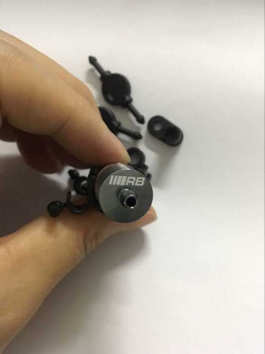 KINGTAIR KTRC0215002 RC Car Boat Helicopter Plane Nitro Gas Engine RB Alloy Fuel Filter Cooler w/Line Clips 1/5 1/8 1/10 1/12 HP