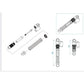 Hot Racing SXTF485TK04 Conversion Threaded Tele shock Kit Scx24