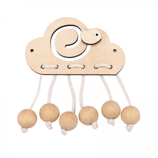 Trendivibe 5Xbusy Board Material Diy Accessories Gifts For Kindergarten Daycare Unisex Beads| Baby Learning Toy | Infant Activit