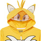 Sega Sonic The Hedgehog Tails Costume Zip Up Fleece Hoodie-Boys 4-20, Gold, 8