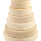 Gabs & Co.Natural Wooden Stacking Rings | Unpainted Montessori Stacker Toy For Toddlers | EcoFriendly Educational Fine Motor Sk