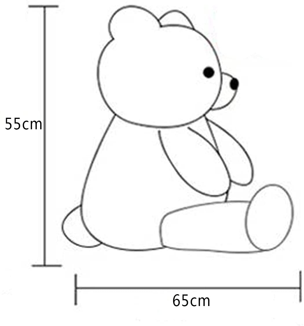 Snowolf 1.2M Giant Teddy Bear Plush Toy 4Ft Big Cuddly Stuffed Animals Doll Gift For Valentines Kids Girlfriend (Blue, 47 In/120