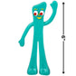 NJ Croce Bendable Gumby Figure - Poseable Green Toy, PVC Material, Pack of 1, Model GP 100