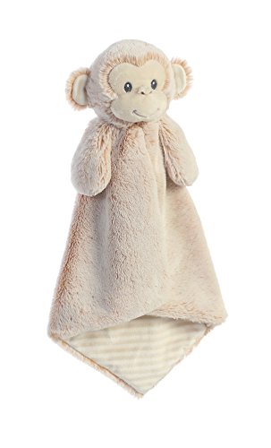 Ebba Aurora® Snuggly Cuddlers Luvster™ Marlow Monkey Baby Stuffed Animal - Comforting Companion - Security And Sleep Aid - Brown 16 Inches