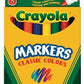 Crayola 8 Nontoxic Classic Colors Markers 8 pk (Pack of 6)