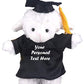 Plushland Plush Stuffed Animal Toys 8 Inches Present Gifts for Graduation Day  Personalized Text  Name or Your School Logo on Gown  Best for Any Grad School Kids (Graduation Sheep Black Gown)