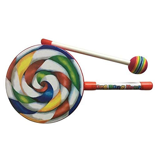 Ubersweet Imported 2X(Kids Percussion Lollipop Drum, 6Inch T9T5)_34800