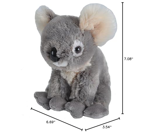Wild Republic Cuddlekins Eco Mini Koala, Stuffed Animal, 8 Inches, Plush Toy, Fill Is Spun Recycled Water Bottles, Eco Friendly