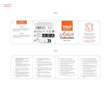 Wild Republic Artist Collection, Bison, Gift For Kids, 15 Inches, Plush Toy, Fill Is Spun Recycled Water Bottles