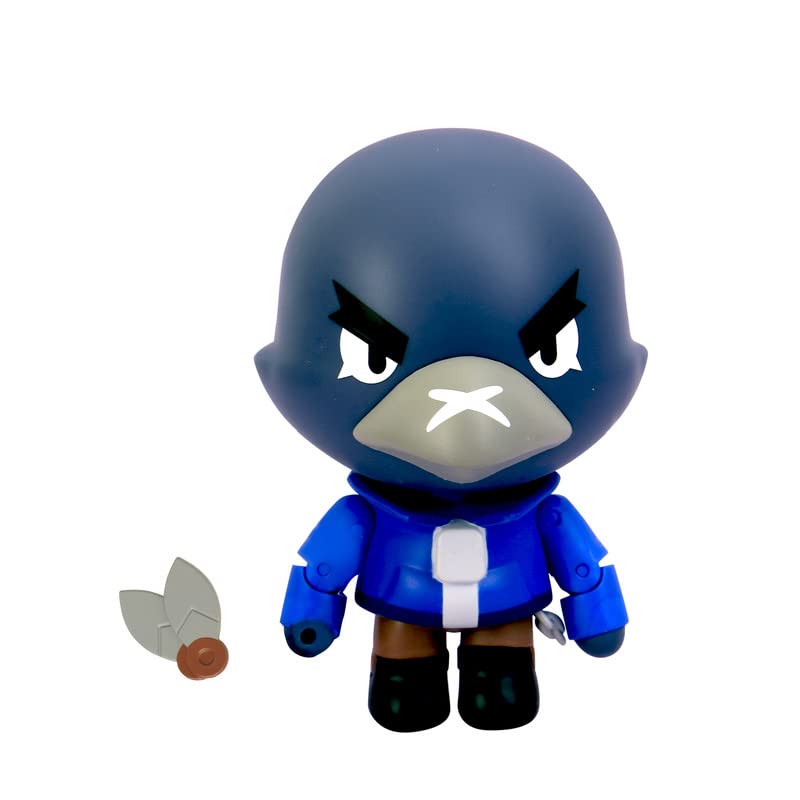 P.M.I. Brawl Stars Action Figure  Crow Figure  4.5-Inch-Tall Collectibles  Brawl Stars Toy Figurine Ofically Licensed Toys, Supe