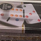 Cardinal Double Six Color Dot Dominoes Set in Ivory Collectors Tin, Model 8875, 28 Plastic Dominoes