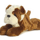 Aurora® Adorable Mini Flopsie™ Semper Fi Stuffed Animal - Playful Ease - Timeless Companions - Brown 8 Inches