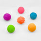 Vidhyapati Sensory Silicone Set For Toddlers | Multicolor & Bright Catching Balls | Squeezy Choo Choo Toys For Babies | Baby Bat