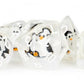 FanRoll by Metallic Dice Games 16mm Resin Poly DND Dice Set: Penguin Dice, Role Playing Game Dice for Dungeons and Dragons